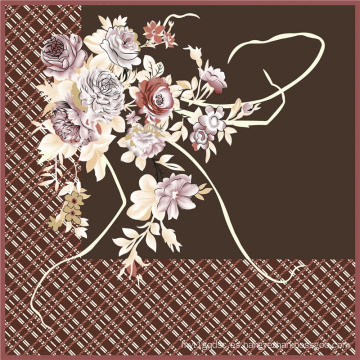Tela de seda de la flor de la impresión de Digitaces de la venta caliente (TLD-0049)